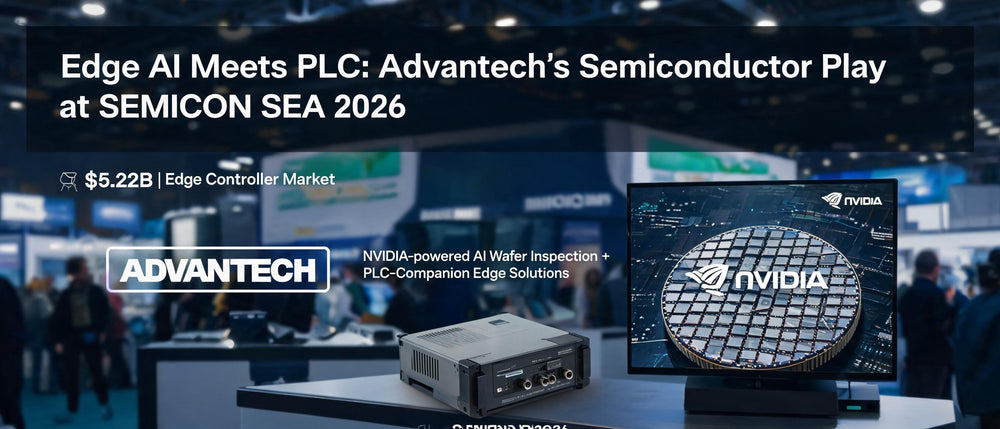 Edge AI Meets PLC: Advantech's Semiconductor Play at SEMICON SEA 2026