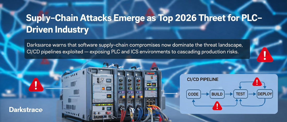 Supply-Chain Attacks Emerge as Top 2026 Threat for PLC-Driven Industry