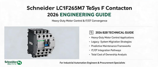 Schneider LC1F265M7 TeSys F Contactor: 2026 Engineering Guide for Heavy-Duty Motor Control & IT/OT Convergence