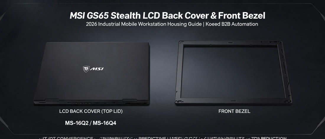 MSI GS65 Stealth LCD Back Cover & Front Bezel — 2026 Industrial Mobile Workstation Housing Guide | Koeed B2B Automation