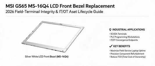 MSI GS65 MS-16Q4 LCD Front Bezel Replacement: 2026 Field-Terminal Integrity & IT/OT Asset Lifecycle Guide