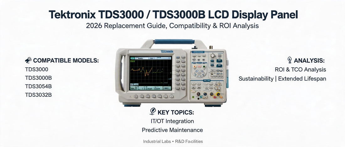 Tektronix TDS3000 / TDS3000B LCD Display Panel: 2026 Replacement Guide, Compatibility & ROI Analysis