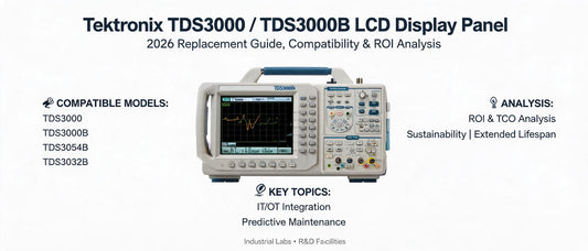 Tektronix TDS3000 / TDS3000B LCD Display Panel: 2026 Replacement Guide, Compatibility & ROI Analysis