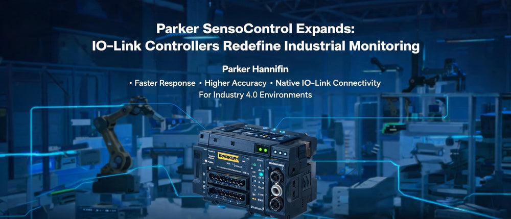 Parker SensoControl Expands: IO-Link Controllers Redefine Industrial Monitoring
