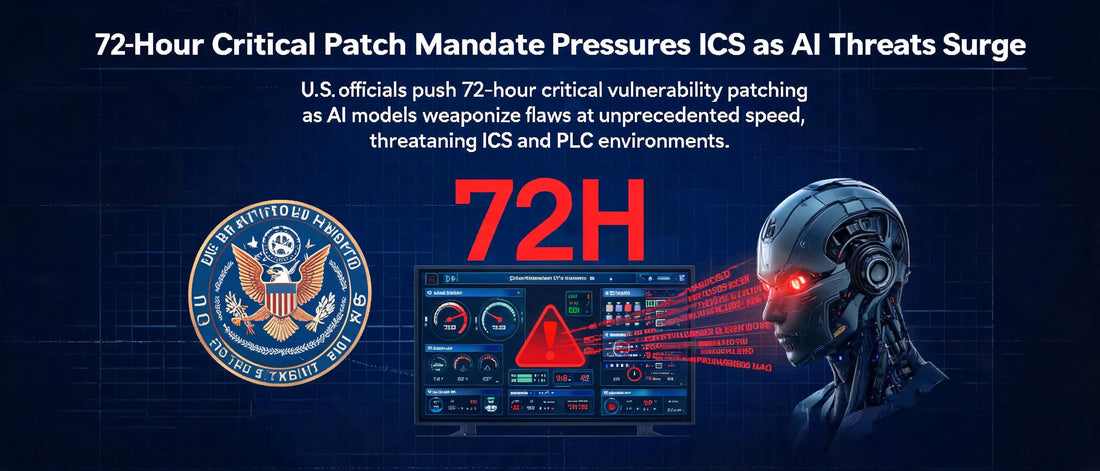 72-Hour Critical Patch Mandate Pressures ICS as AI Threats Surge