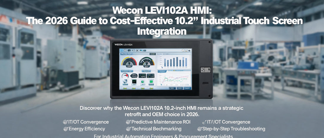 Wecon LEVI102A HMI: The 2026 Guide to Cost-Effective 10.2″ Industrial Touch Screen Integration