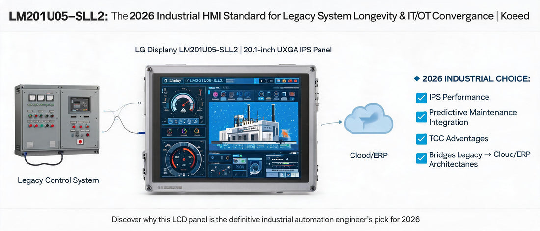 LM201U05-SLL2: The 2026 Industrial HMI Standard for Legacy System Longevity & IT/OT Convergence | Koeed