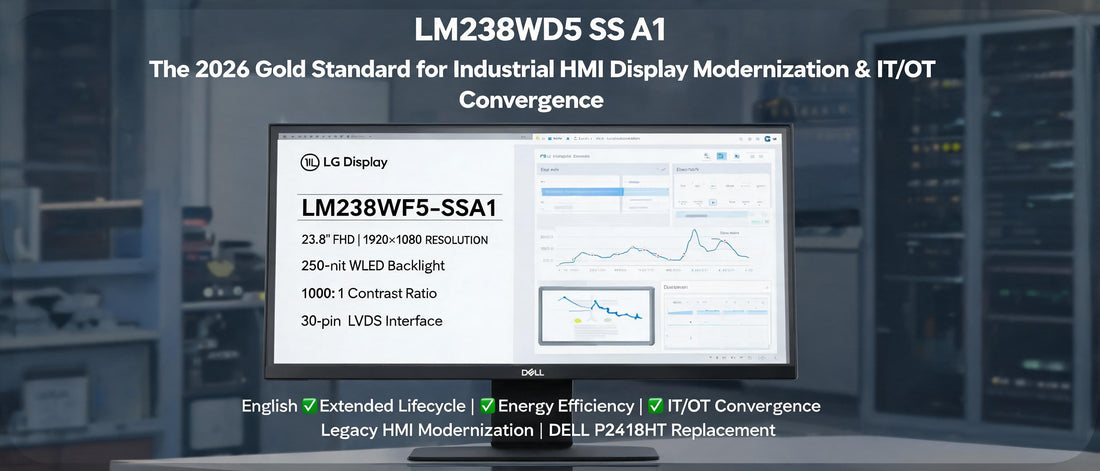 LM238WF5 SS A1: The 2026 Gold Standard for Industrial HMI Display Modernization & IT/OT Convergence