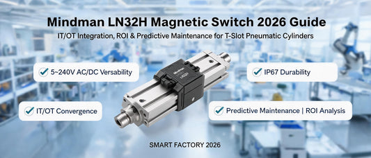 Mindman LN32H Magnetic Switch 2026 Guide: IT/OT Integration, ROI & Predictive Maintenance for T-Slot Pneumatic Cylinders
