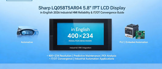 Sharp LQ058T5AR04 5.8" TFT LCD Display: 2026 Industrial HMI Reliability & IT/OT Convergence Guide