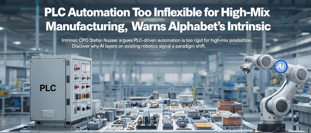 PLC Automation Too Inflexible for High-Mix Manufacturing, Warns Alphabet's Intrinsic