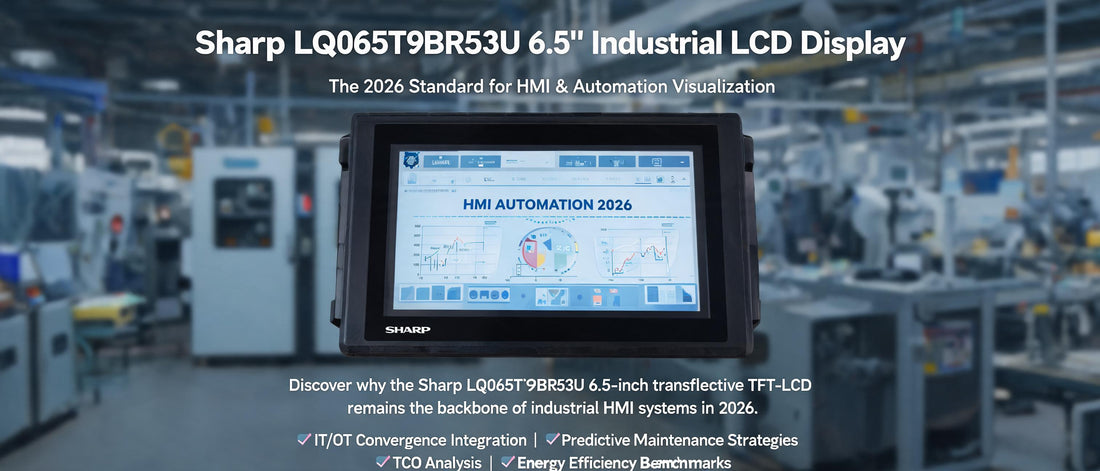 Sharp LQ065T9BR53U 6.5" Industrial LCD Display: The 2026 Standard for HMI & Automation Visualization