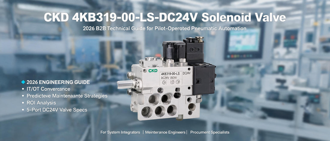 CKD 4KB319-00-LS-DC24V Solenoid Valve: 2026 B2B Technical Guide for Pilot-Operated Pneumatic Automation