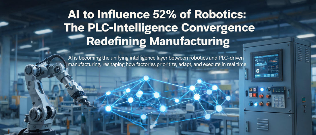 AI to Influence 52% of Robotics: The PLC-Intelligence Convergence Redefining Manufacturing