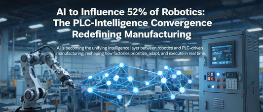 AI to Influence 52% of Robotics: The PLC-Intelligence Convergence Redefining Manufacturing
