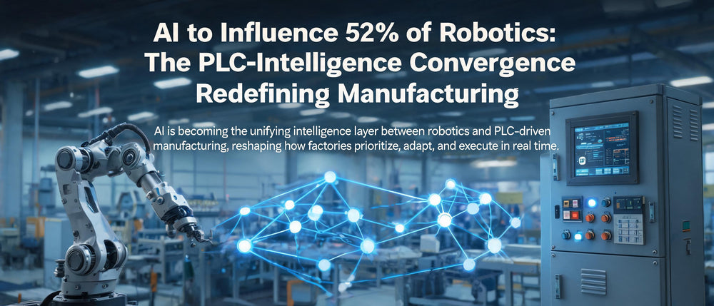 AI to Influence 52% of Robotics: The PLC-Intelligence Convergence Redefining Manufacturing