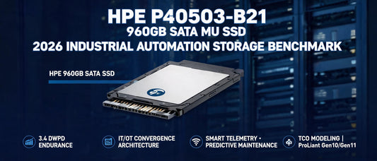 HPE P40503-B21 960GB SATA MU SSD: 2026 Industrial Automation Storage Benchmark