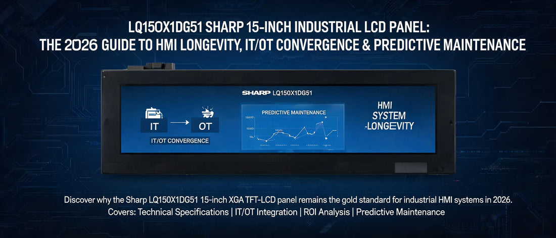 LQ150X1DG51 Sharp 15-Inch Industrial LCD Panel: The 2026 Guide to HMI Longevity, IT/OT Convergence & Predictive Maintenance
