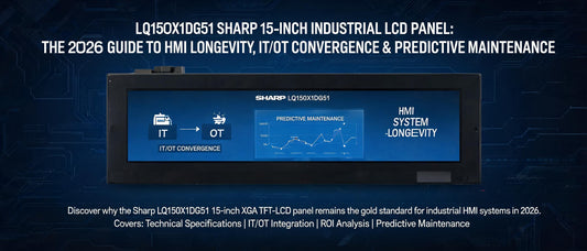LQ150X1DG51 Sharp 15-Inch Industrial LCD Panel: The 2026 Guide to HMI Longevity, IT/OT Convergence & Predictive Maintenance
