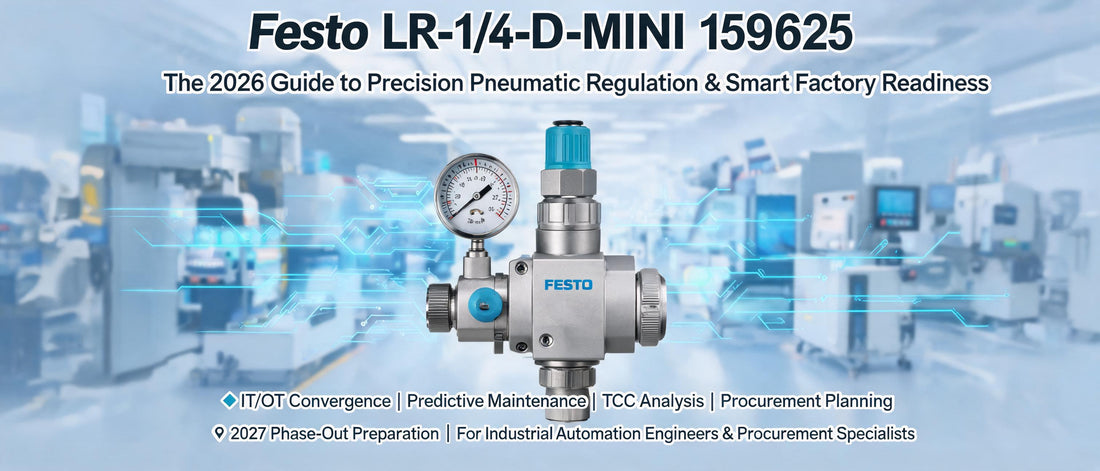 Festo LR-1/4-D-MINI 159625: The 2026 Guide to Precision Pneumatic Regulation & Smart Factory Readiness