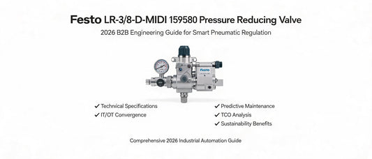 Festo LR-3/8-D-MIDI 159580 Pressure Reducing Valve: 2026 B2B Engineering Guide for Smart Pneumatic Regulation