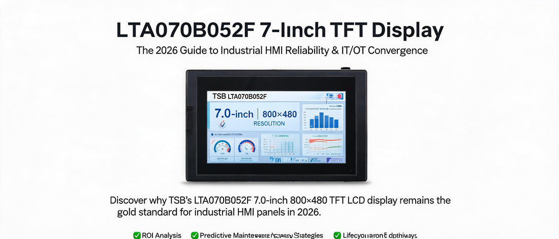 LTA070B052F 7-Inch TFT Display: The 2026 Guide to Industrial HMI Reliability & IT/OT Convergence