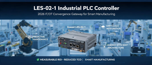 LES-02-1 Industrial PLC Controller: 2026 IT/OT Convergence Gateway for Smart Manufacturing