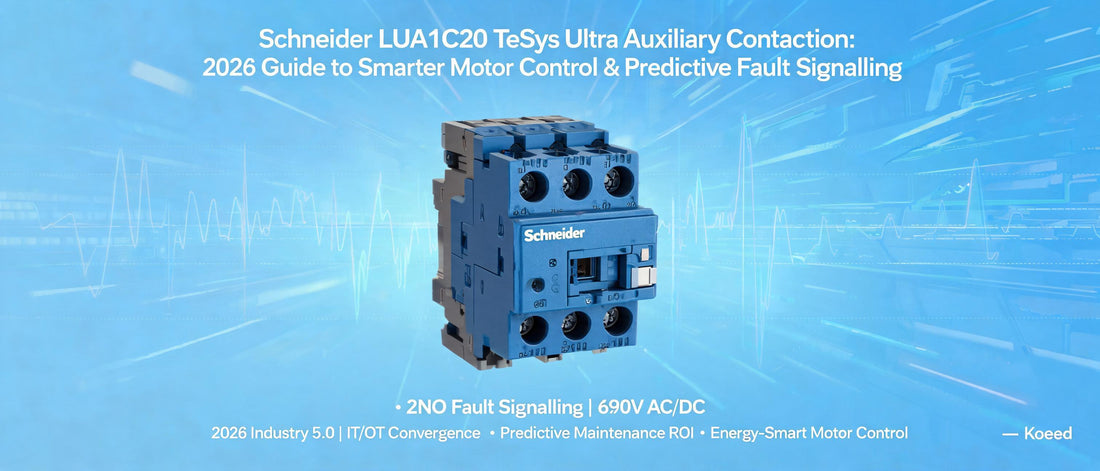 Schneider LUA1C20 TeSys Ultra Auxiliary Contact: 2026 Guide to Smarter Motor Control & Predictive Fault Signalling