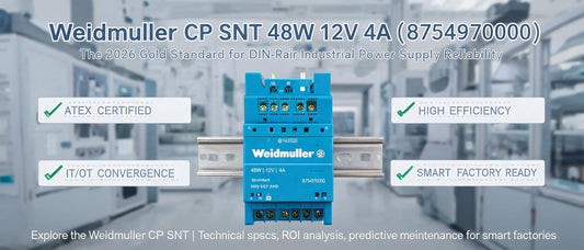 Weidmuller CP SNT 48W 12V 4A (8754970000): The 2026 Gold Standard for DIN-Rail Industrial Power Supply Reliability