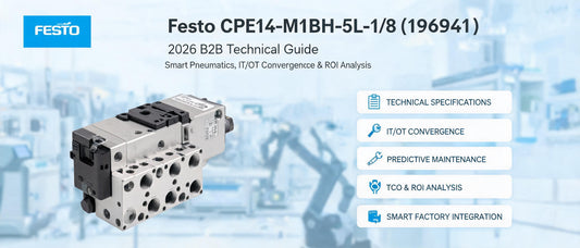 Festo CPE14-M1BH-5L-1/8 (196941) Solenoid Valve: 2026 B2B Technical Guide — Smart Pneumatics, IT/OT Convergence & ROI Analysis