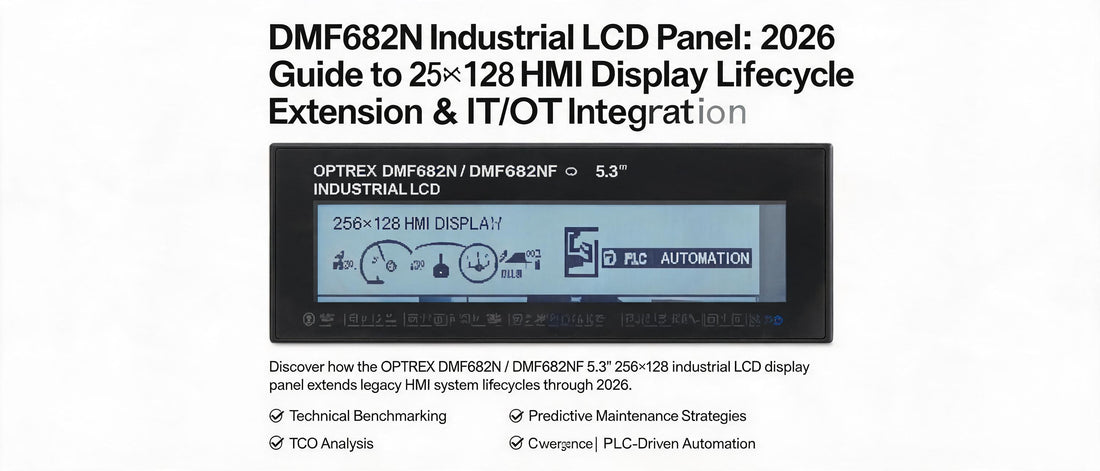 DMF682N Industrial LCD Panel: 2026 Guide to 256×128 HMI Display Lifecycle Extension & IT/OT Integration