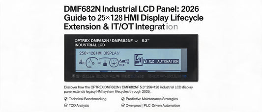 DMF682N Industrial LCD Panel: 2026 Guide to 256×128 HMI Display Lifecycle Extension & IT/OT Integration