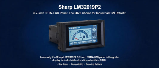 Sharp LM32019P2 5.7-inch FSTN-LCD Panel: The 2026 Choice for Industrial HMI Retrofit