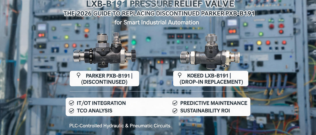 LXB-B191 Pressure Relief Valve: The 2026 Guide to Replacing Discontinued Parker PXB-B191 for Smart Industrial Automation