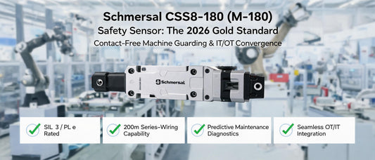 Schmersal CSS8-180 (M-180) Safety Sensor: The 2026 Gold Standard for Contact-Free Machine Guarding & IT/OT Convergence