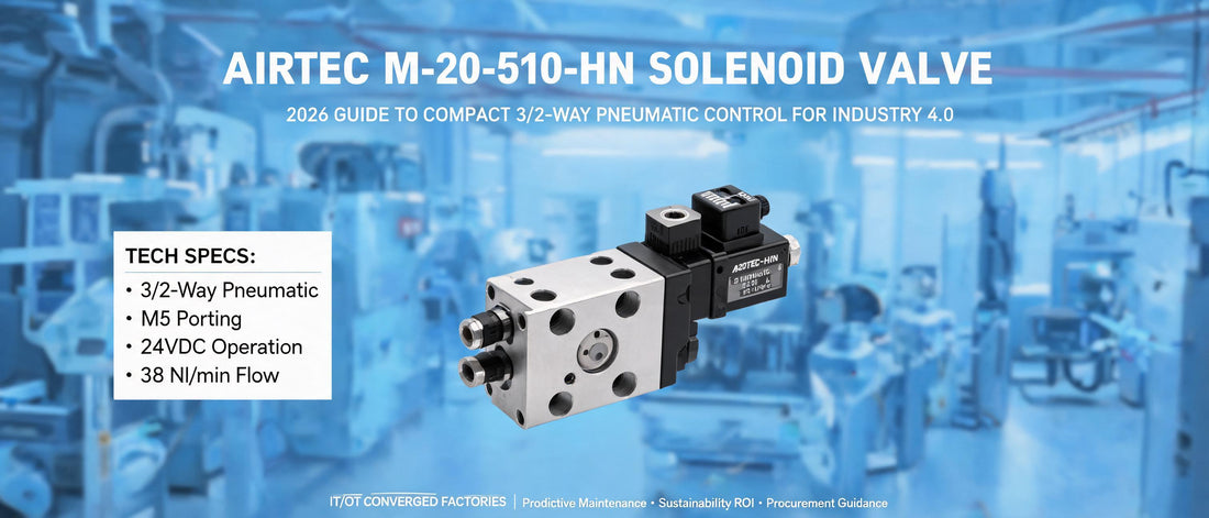 Airtec M-20-510-HN Solenoid Valve: 2026 Guide to Compact 3/2-Way Pneumatic Control for Industry 4.0