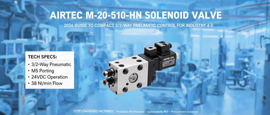 Airtec M-20-510-HN Solenoid Valve: 2026 Guide to Compact 3/2-Way Pneumatic Control for Industry 4.0