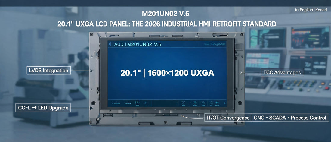 M201UN02 V.6 20.1" UXGA LCD Panel: The 2026 Industrial HMI Retrofit Standard | Koeed