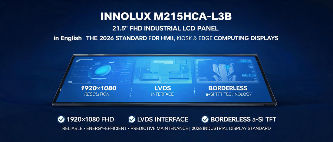 Innolux M215HCA-L3B 21.5" FHD Industrial LCD Panel: The 2026 Standard for HMI, Kiosk & Edge Computing Displays