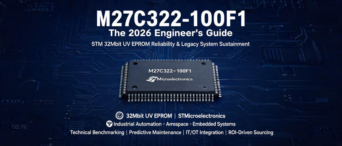 M27C322-100F1: The 2026 Engineer's Guide to STM 32Mbit UV EPROM Reliability & Legacy System Sustainment