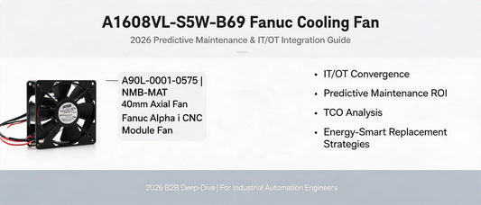 A1608VL-S5W-B69 Fanuc Cooling Fan: 2026 Predictive Maintenance & IT/OT Integration Guide