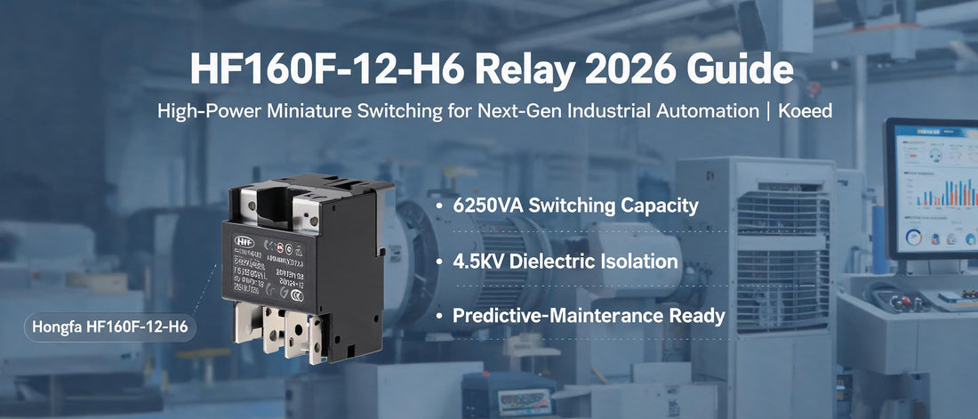 HF160F-12-H6 Relay 2026 Guide: High-Power Miniature Switching for Next-Gen Industrial Automation | Koeed