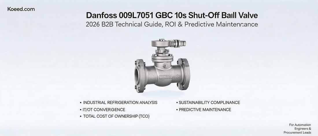 Danfoss 009L7051 GBC 10s Shut-Off Ball Valve: 2026 B2B Technical Guide, ROI & Predictive Maintenance