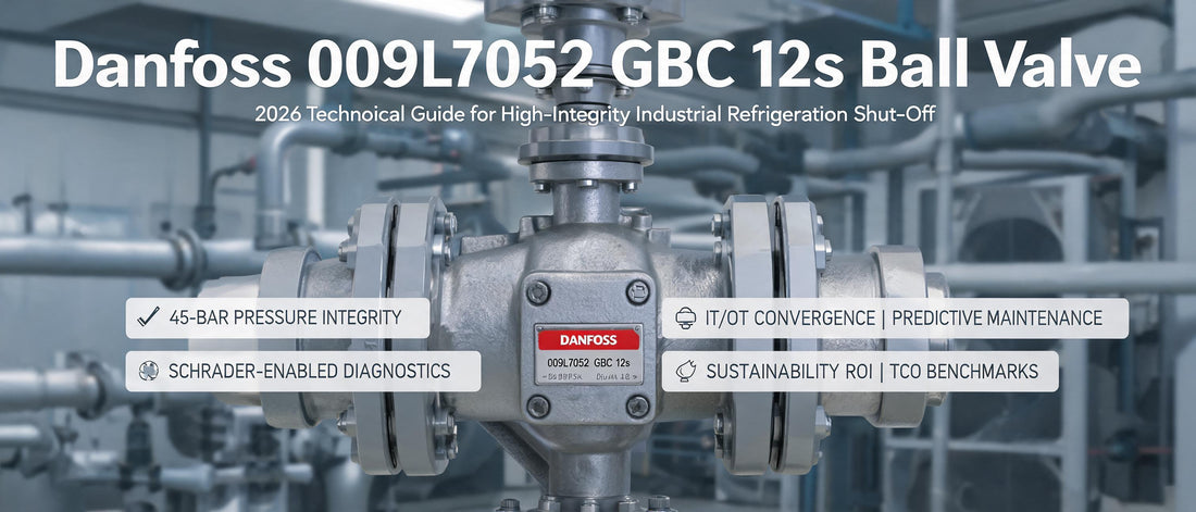 Danfoss 009L7052 GBC 12s Ball Valve: 2026 Technical Guide for High-Integrity Industrial Refrigeration Shut-Off