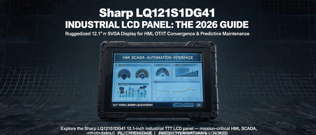 Sharp LQ121S1DG41 Industrial LCD Panel: The 2026 Guide to Ruggedized 12.1" SVGA Display for HMI, OT/IT Convergence & Predictive Maintenance