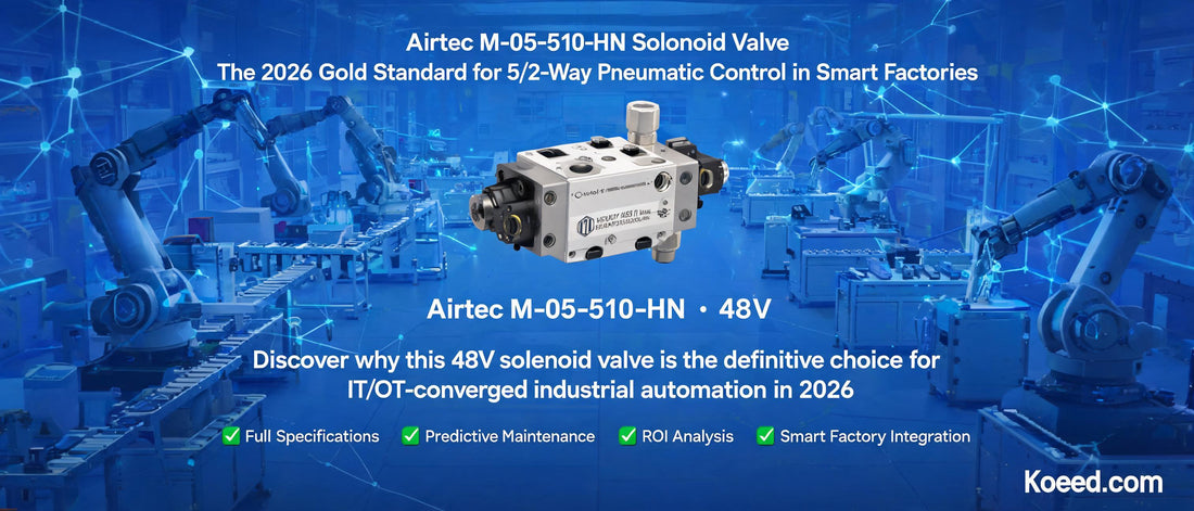 Airtec M-05-510-HN Solenoid Valve: The 2026 Gold Standard for 5/2-Way Pneumatic Control in Smart Factories