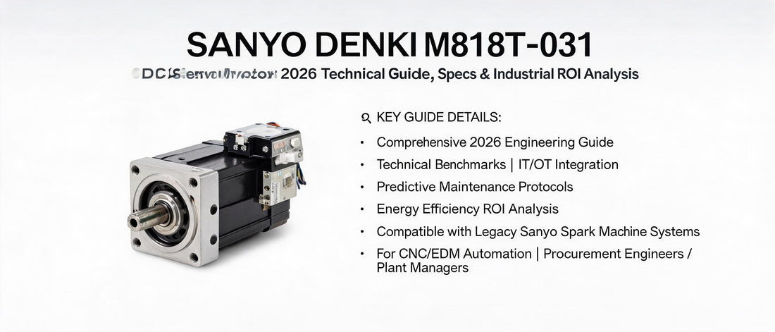 Sanyo Denki M818T-031 DC Servo Motor: 2026 Technical Guide, Specs & Industrial ROI Analysis