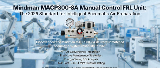 Mindman MACP300-8A Manual Control FRL Unit: The 2026 Standard for Intelligent Pneumatic Air Preparation