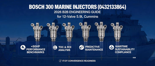 Bosch 300 Marine Injectors (0432133864) for 12-Valve 5.9L Cummins: 2026 B2B Engineering Guide — Performance, ROI & Predictive Maintenance