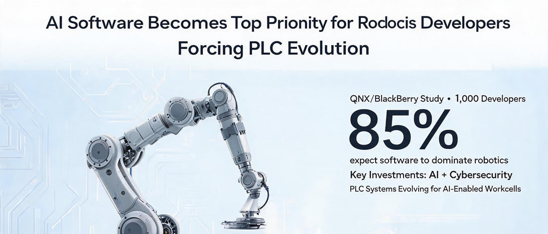 AI Software Becomes Top Priority for Robotics Developers, Forcing PLC Evolution